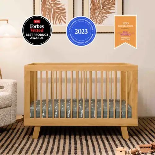Hudson 3-in-1 Convertible Crib - Converts To Toddler Bed | babyletto – Babyletto