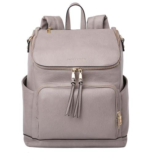 Lullaby Diaper Backpack Grey | Poppy and Peonies – Poppy & Peonies