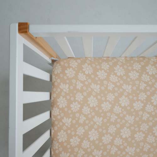 Retro Floral | Bamboo Crib Sheet – Brixton.Phoenix