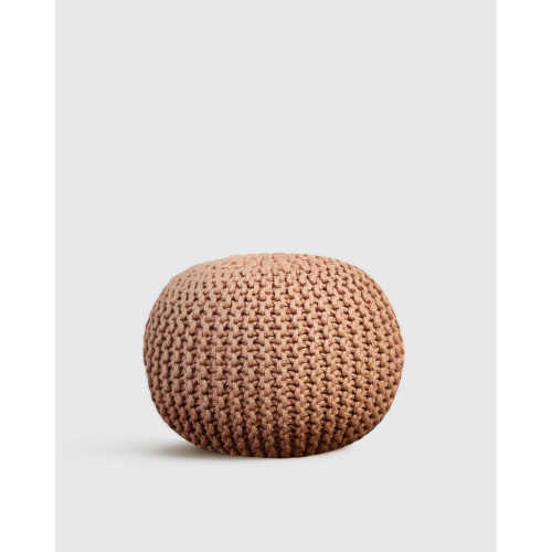 Indoor/Outdoor Knit Pouf
