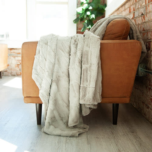 Minky Couture | Sorbet Tranquil Dove Blanket (Adult)