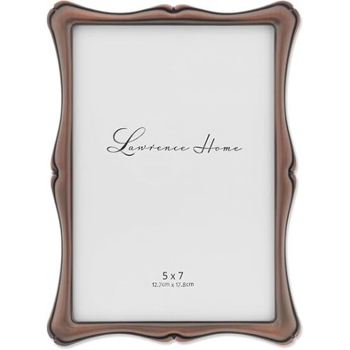 Lawrence Frames 5x7 Oil Rubbed Bronze Romance Picture Frame (712157)