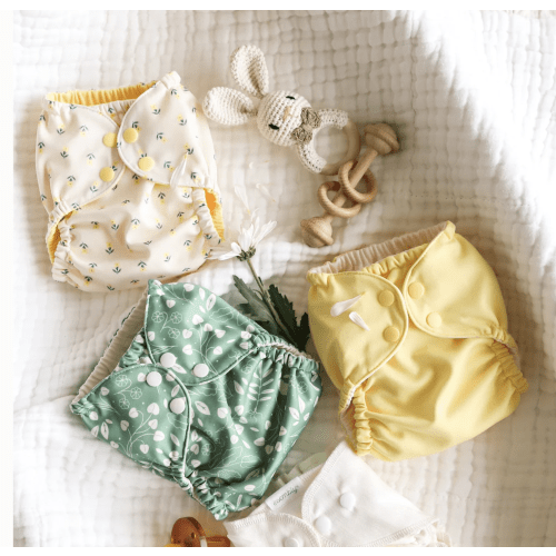 Organic Cloth Diaper Bundle Starter – Esembly - Buttercup