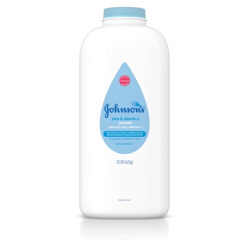 JOHNSONS BABY POWDER CORNSTRCH ALOE & VITAMIN E, 22 OZ