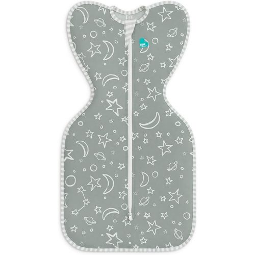Love to Dream Swaddle UP, Silky-Lux 1.0 TOG, Super Soft, Luxurious 100% Viscose from Bamboo, Allow Baby to Sleep in Their Preferred Arms Up Position, Snug Fit Calms Moro Reflex, 8-13 lbs, Olive