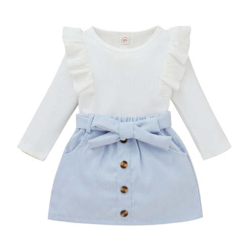 CHARLOTTE Corduroy Skirt Outfit - Hazel & Bo