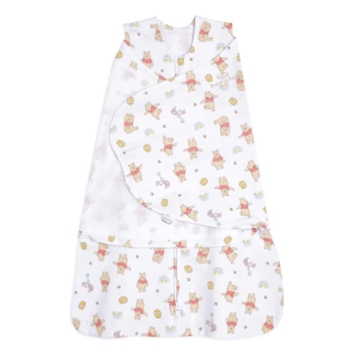 100% Cotton Baby Swaddle Winnie the Pooh Rainbows | Newborn | HALO US