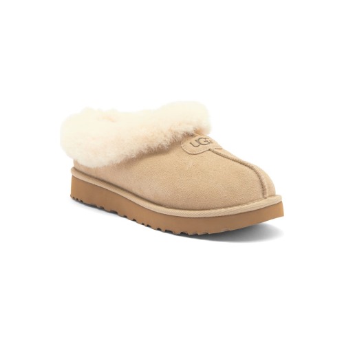 Tazzette Genuine Shearling Collar Slipper (Women), 9