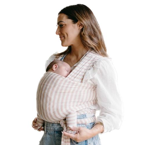 Solly Baby Wrap, Buttery-Soft Baby Carrier Newborn to Toddler 8-25 Lbs., Lightweight & Hands-Free Wrap, Breathable Summer Carrier, Baby Wearing & Postpartum Essential, New Mom Gift, Candy Stripe
