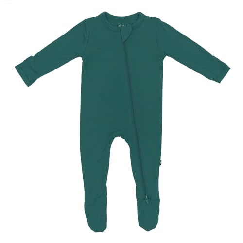 KYTE BABY Unisex Zipper Closure Footies, Rayon Made From Bamboo, 0-24 Months