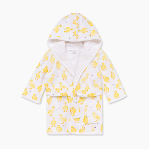 Infant Organic Hooded Robe - Little Ducks