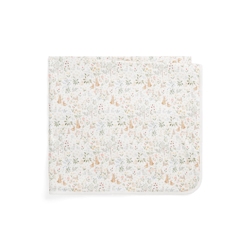 RL Baby x Riley Sheehey Cotton Blanket in Bunny Meadow | Over The Moon