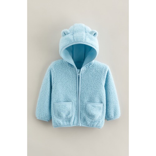 Cozy Hooded Faux Shearling Jacket