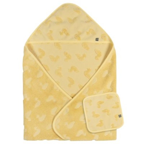 Modern Moments By Gerber Gender Neutral Hooded Towel and Washcloth Gift Set, 2-Piece, One Size