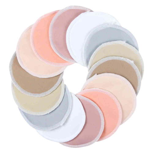 Wegreeco Bamboo Nursing Pads (14 Pack), 4.7 inch Option - Washable & Reusable Nursing Pads (Mild, Large)