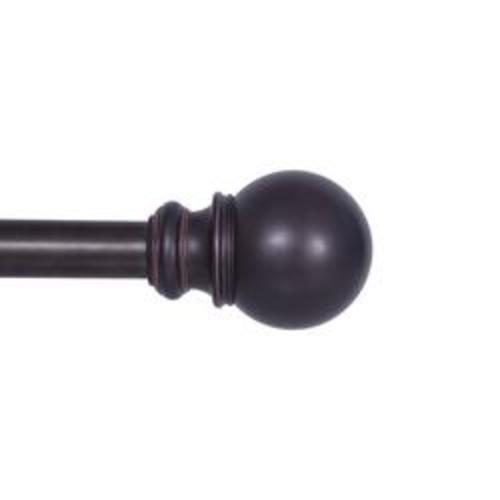 Kenney® 36"-66" Bronze Bryce Standard Decorative Curtain Rod