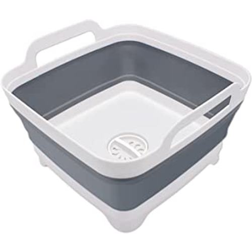 2.4 Gal(9L) Collapsible Dish Basin with Drain Plug