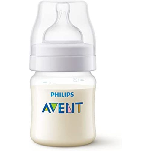 Philips Avent Anti-colic Baby Bottles, 4oz, 3 pack, SCY100/03, Clear