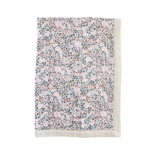 Little Unicorn Cotton Muslin Baby Receiving Quilt - Forest Friends