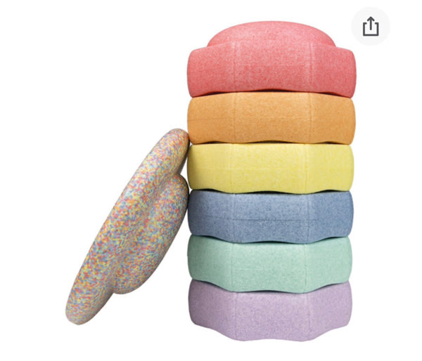 StepPebbles and FREE Balance Board | Pastel