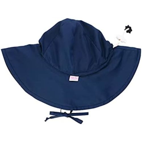 RuffleButts® Baby/Toddler Girls Baby/Toddler Sun Hat with UPF 50+ Sun Protection and Floppy Wide Brim