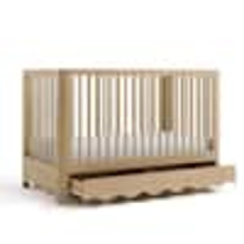 Storkcraft Casablanca Driftwood Deluxe 5-in-1 Convertible Crib with Drawer 04622-607