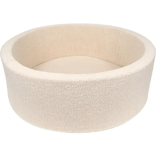 Kids Foam Ball Pits for Toddlers Babies Dogs Cats, Soft Infant Baby Ball Pit Pool for Girls and Boys Gifts, (Balls NOT Included) Imitation Teddy Colours