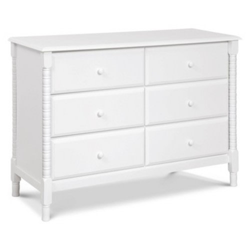 DaVinci Jenny Lind Spindle 6-Drawer Dresser, Color: Off-White