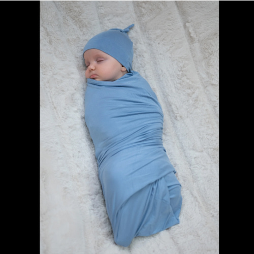 Baby Swaddle Set: Periwinkle