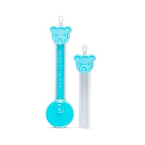 oogiebear Dual Nasal Booger and Ear Wax Remover with LED Light for Newborns, Infants and Toddlers - Aspirator Alternative - 2pk