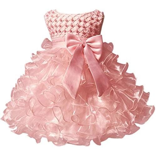 Jup'Elle Baby Girl Dresses Ruffle Lace Pageant Party Wedding Flower Girl Dress
