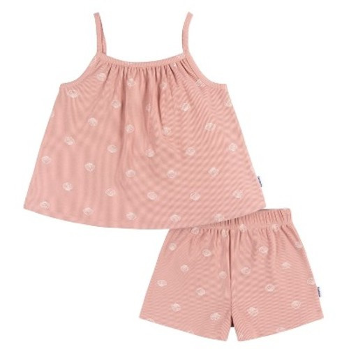 Gerber Toddler Girls' Shirt & Shorts Set - 2-Piece, Color: Seashells, Size: 18 months