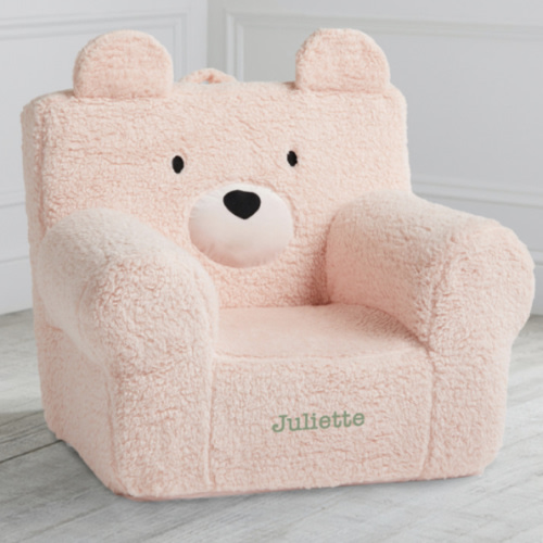 Kids Anywhere Chair®, Blush Sherpa Bear