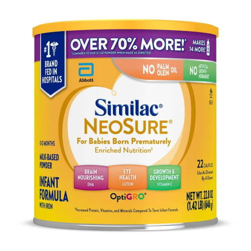 Similac NeoSure Premature Post-Discharge Baby Formula Powder, 22.8-oz Value Can