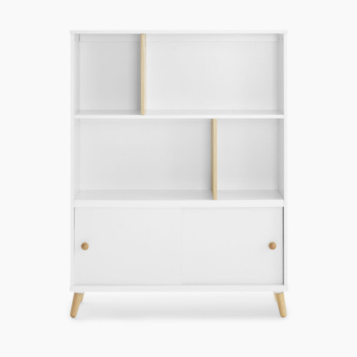 Delta Children Essex Bookcase - Bianca White/Natural