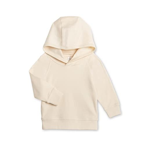 Colored Organics - Organic Cotton Long Sleeve Baby & Toddler Hoodie Pullover Shirt - Boy & Girl Clothing