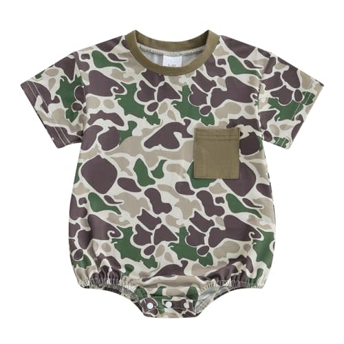 Kavousa Baby Boy Clothes Summer Baby Boy Bubble Romper Short Sleeve Jumpsuit One Piece Outfit Newborn Infant Clothing