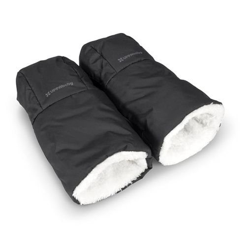 UPPAbaby CozyHandmuff/Easily Attaches to Stroller Handlebars/Ultra-plush, Weather-Proof Hand Protection/Jake (Charcoal)