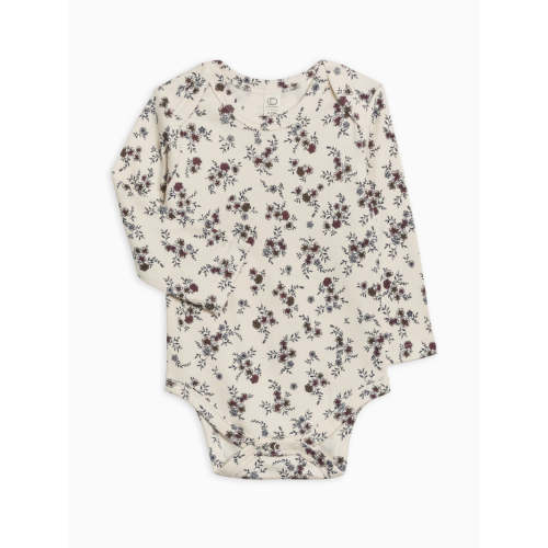 Poppy Floral / Mulberry + Sepia / 3-6M