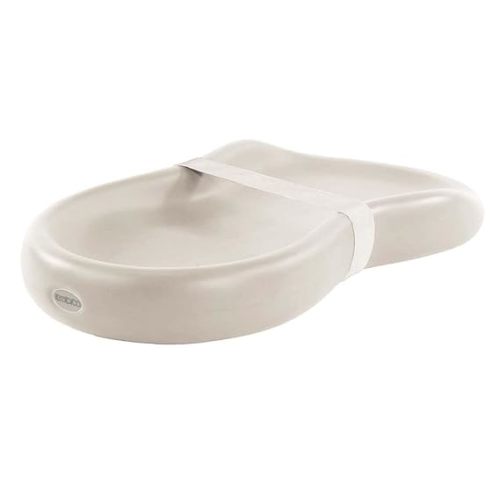 Keekaroo Peanut Changer Vanilla – the Original Made in USA easy-to-clean changing pad and the only shell over foam, fully impermeable to fluid