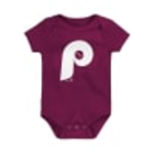 Phillies Philadelphia Phillies MAROON Baby Coopers Classic One Piece - 133404632