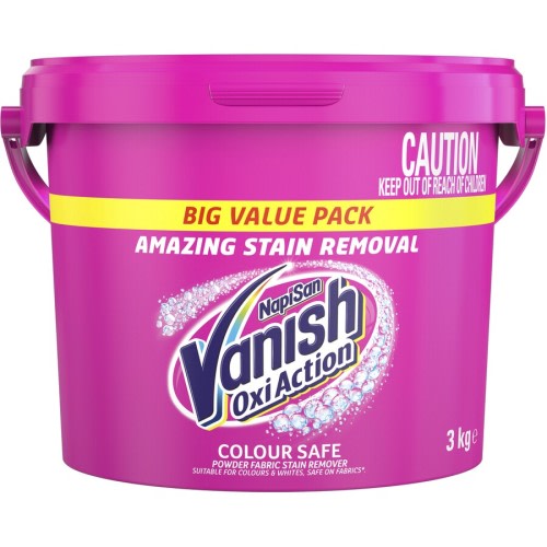 Vanish Napisan Oxi Action Fabric Stain Remover Powder 3kg