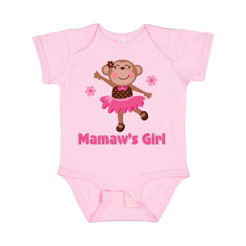 Inktastic Mamaw's Girl Girls Baby Bodysuit