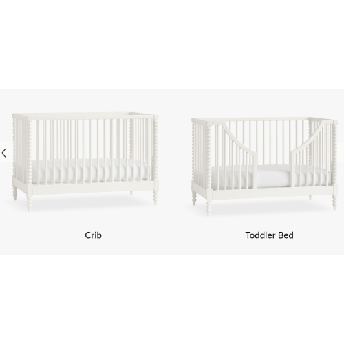 Chris Loves Julia Turned Wood Convertible Crib | Pottery Barn Kids