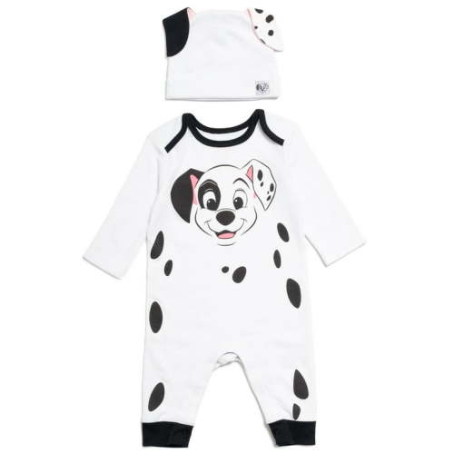 Disney Character Baby Cosplay Coverall and Hat Set, Sizes 0/3 Months-24 Months