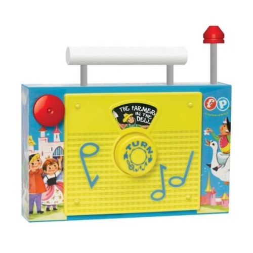 Fisher Price Nostalgic Farmer in the Dell TV Radio No Batteries Needed