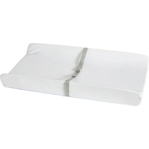Amazon.com: Munchkin Secure Grip Baby Diaper Changing Pad for Dresser, Waterproof and Wipeable, Contoured, Standard Size (16" x 31"), White : Baby