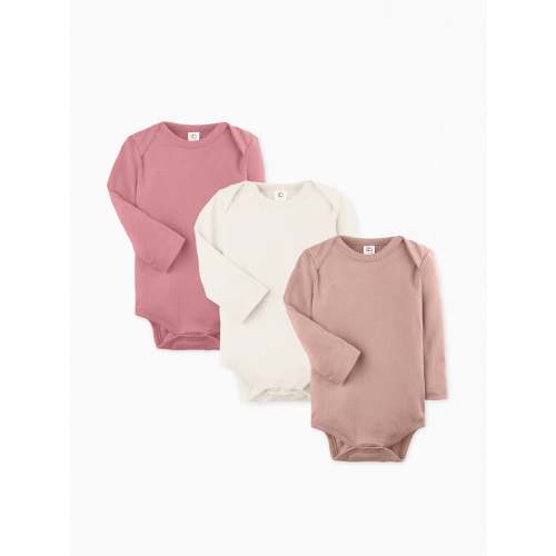 3-Pack Classic Long Sleeve Bodysuit Bundle
