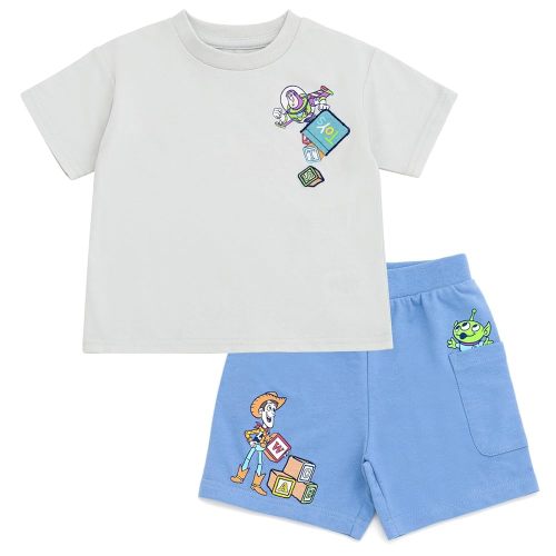Disney T-Shirt and Shorts Outfit Set Newborn to Little Kid Sizes (0-3 Months - 5)