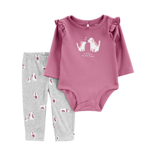 Baby 2-Piece Dog Bodysuit Pant Set - Carter's | Carter's